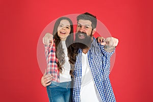 Child care and parenting. Father and child. Little girl love father. Happy family. happy parenting. Bearded man father