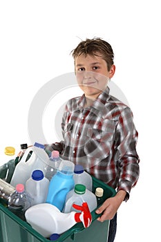 Child carrying recycling