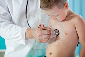 Child chest auscultation