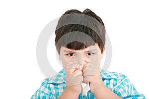 Child cold flu illness