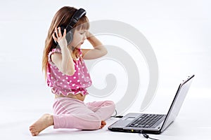 Child with computer