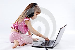 Child with computer