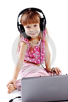 Child with computer