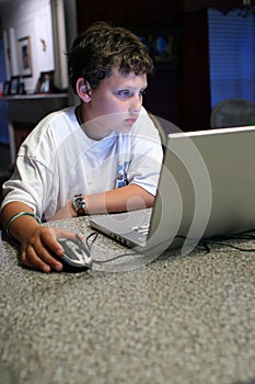 Child on computer