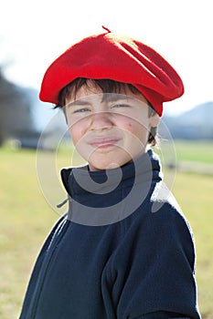 Child in the countryside