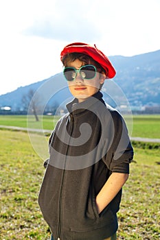 Child in the countryside