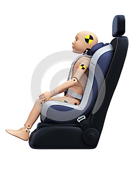 Child Crash Test Dummy Side View