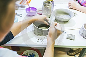 Child Creative Pottery Workshop