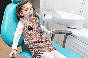 Child in the dental chair