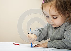 Child drawing