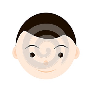 Child emotions, faces set