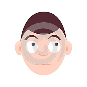 Child emotions, faces set