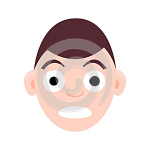 Child emotions, faces set