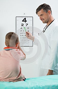 Child eye test