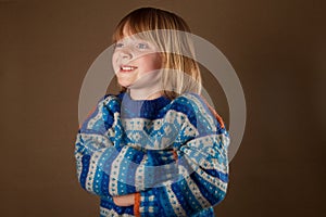 Child fashion sweater