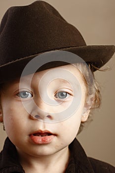 Child with Fedora photo