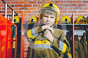 Child Firefighter play