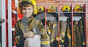 Child Firefighter play