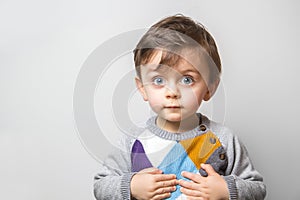 Child with funny look