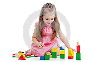 Child girl playing