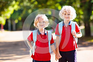 Child going back to school, year start