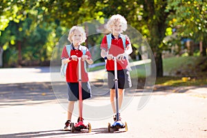 Child going back to school, year start