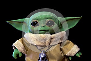The Child, Grogu or baby Yoda, fictional character from the TV series The Mandalorian