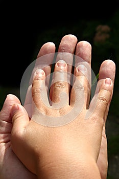 Child hand