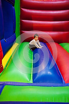 Child having a break in playground