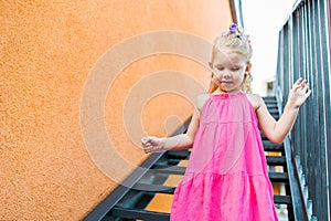 Child head with cochlear implant hearing aid. Hearing aid and medicine innovating technology and diversity Inclusion and