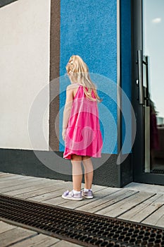 Child head with cochlear implant hearing aid. Hearing aid and medicine innovating technology and diversity Inclusion and