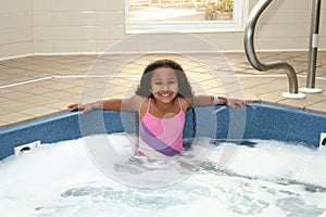 Child in Hottub photo