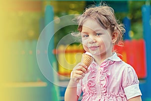 Child with ice cream