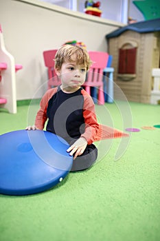 Child at indoor playground