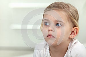 Child just before bedtime