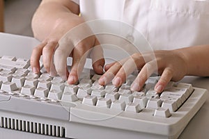 Child on keyboard