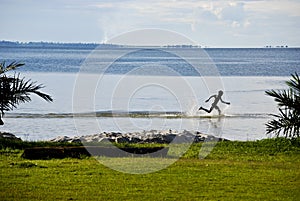 Child on Lake Victoria