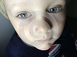 Child with Large Eyes