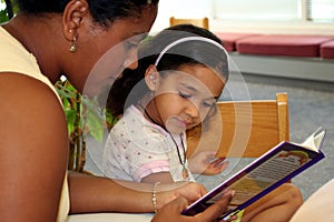 Child in Library