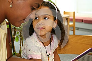 Child in Library