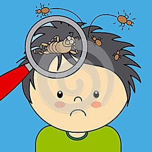 Child with lice