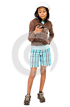 Child Listening To Mp3 Player