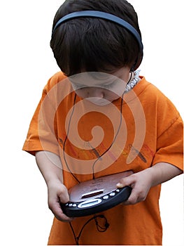 Child Listening To Music