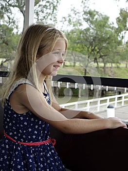 Child Looking at View.