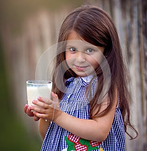 Child with milk