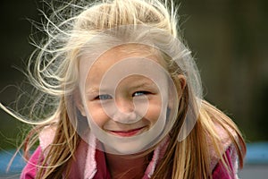 Child natural smile