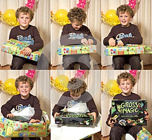 Child Opening Present