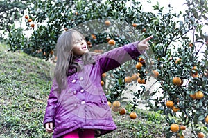 Child on Orange Farm