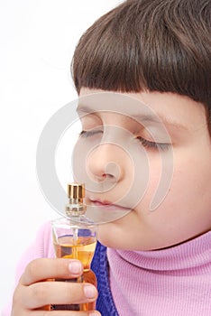 Child and perfume