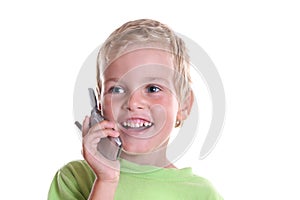 Child with phone